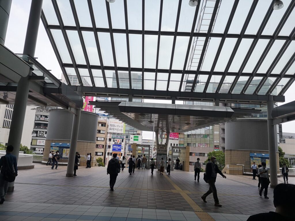 品川駅港南口（東口）出たとこ：東京出入国管理庁（東京入管）への行き方（写真付き）